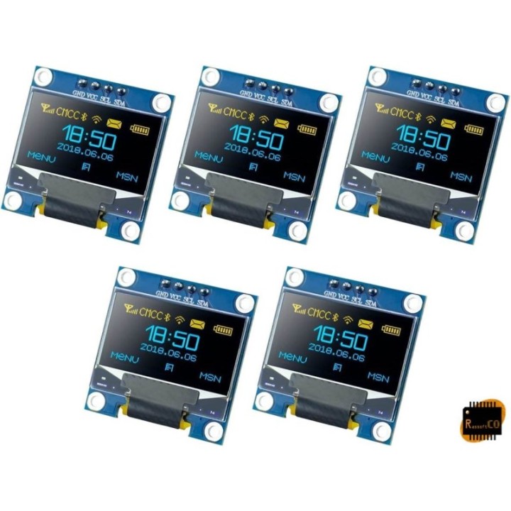 0.96 inch OLED Display 128*64 pixels Blue - I2C