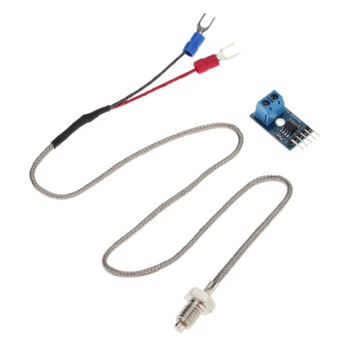MAX6675 Temperature Measurement Detection Module + K Type Thermocouple Sensor for Arduino UNO Mega