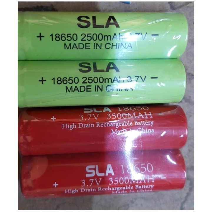 18650 Li-Ion Rechargeable 3.7V 2500mAh 3500mAh