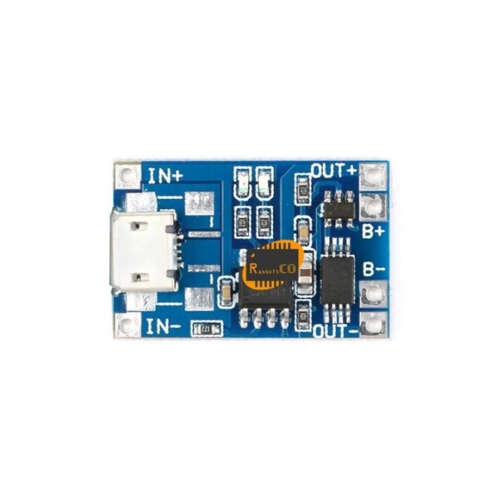 Lithium Battery Charger Module Charging Board With Protection Dual Functions 1A Li-ion