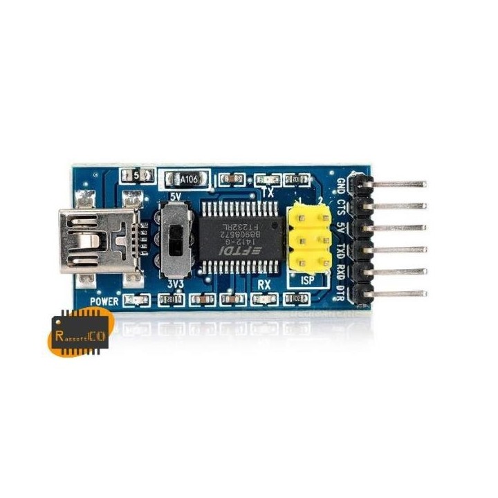 FTDI Basic Program Downloader USB to TTL FT232RL for Arduino