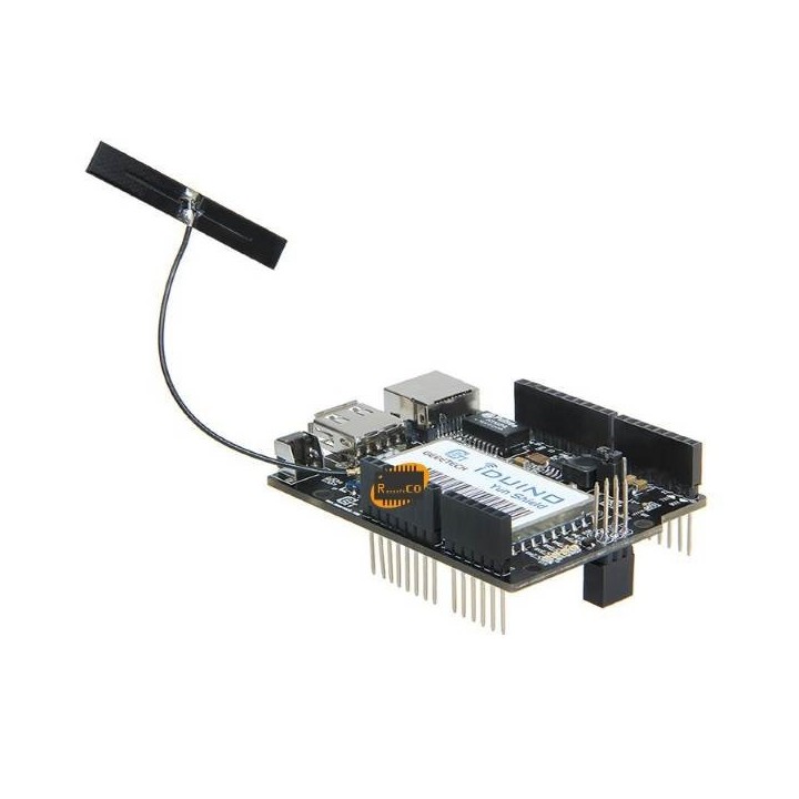 Arduino Linux, WiFi, Ethernet, USB, All-in-one Geeetech Yun Shield v1