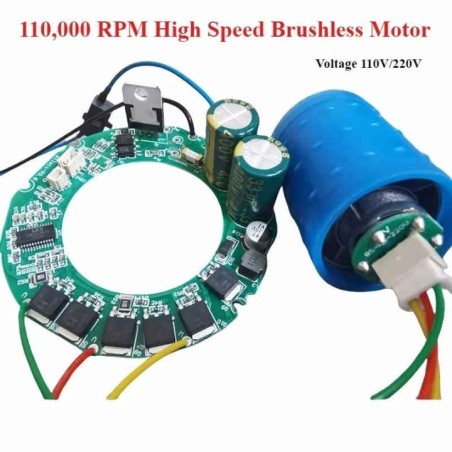 High-Speed 110,000 RPM Brushless DC Motor – For Industrial Applications
