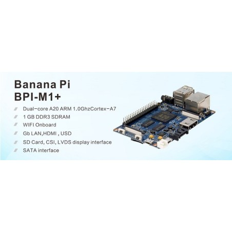 Banana Pi BPI-M1 Plus – Open-Source Single Board Computer with Onboard WiFi