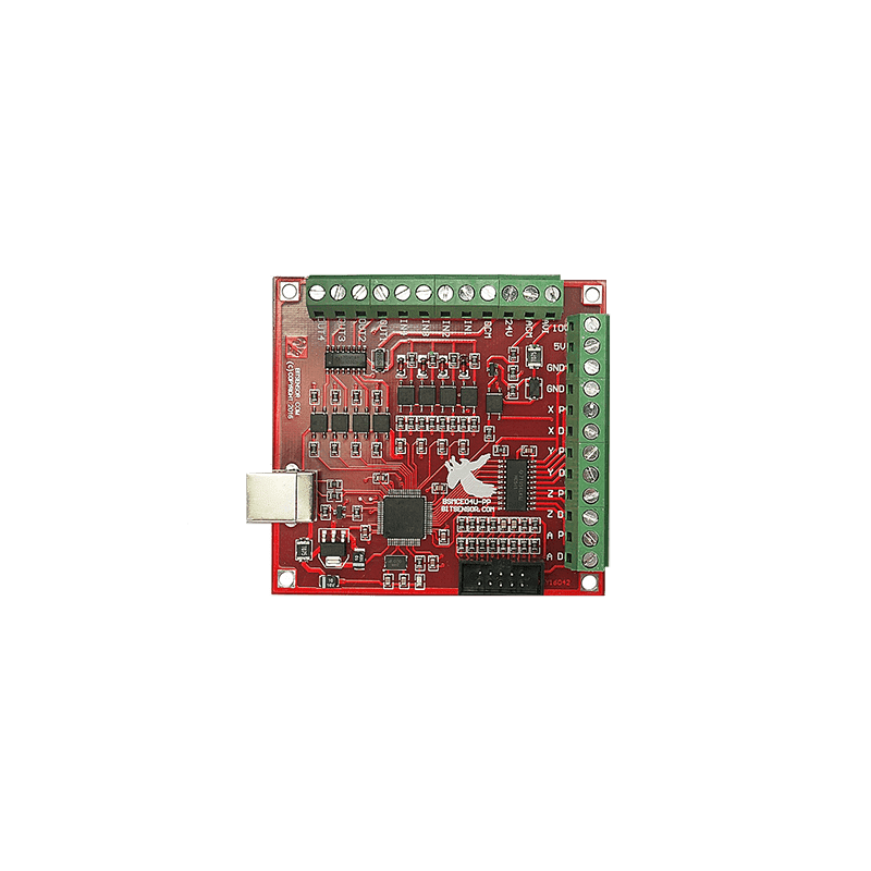 BSMCE04U-PP – 4-Axis USB CNC Controller Board (Breakout Board)