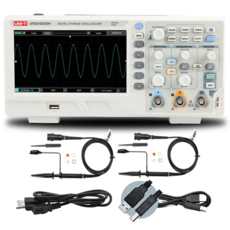 UNI-T UTD2102CEX+  – 100MHz 2-Channel Digital Storage Oscilloscope