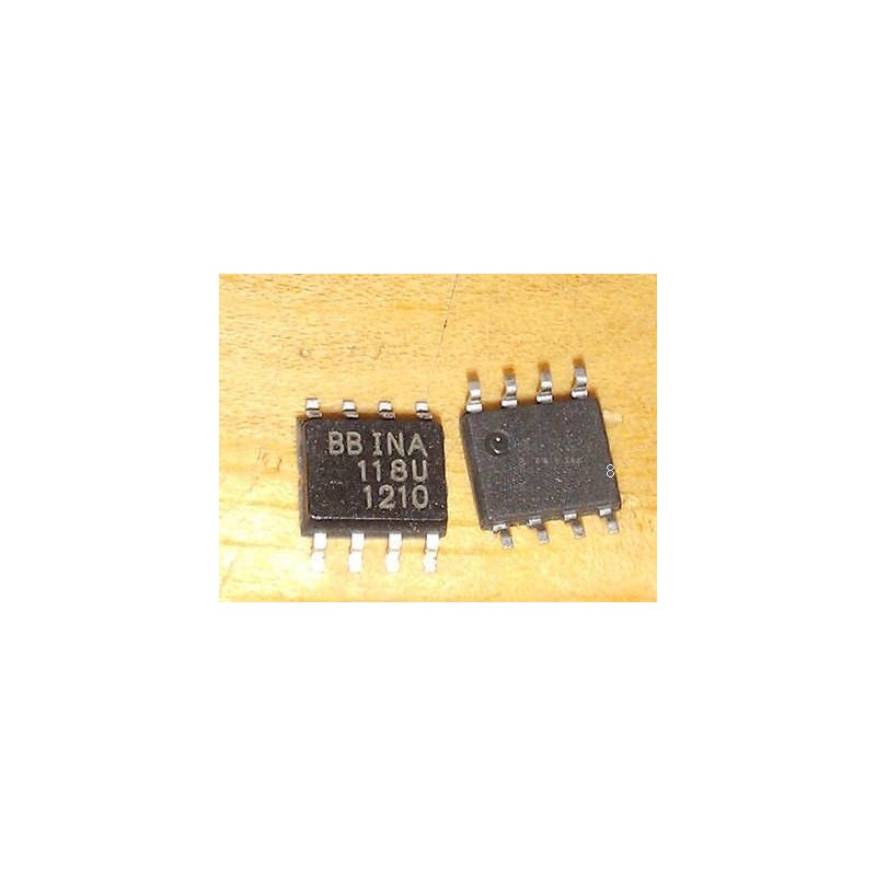 INA118 sop-8 Instrumentation Amplifier IC مضخم عالي الدقة