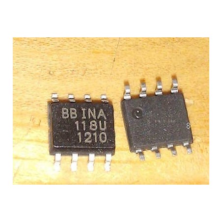 INA118 sop-8 Instrumentation Amplifier IC مضخم عالي الدقة