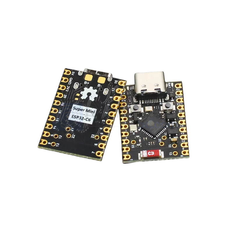 ESP32‑C6 Super Mini (Wi‑Fi 6 + Bluetooth 5.3 + Zigbee/Thread)