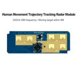 24Ghz human motion tracking trajectory radar module Wall mounted installation HLK-LD2450