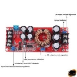1200W 20A DC Converter Boost Power Supply Module Step-up In 8-60V 12-83V