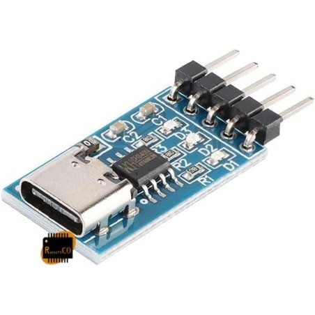Type C USB to TTL Serial Port CH340N Module 5V Upgrade MCU Download Brush line HW-234
