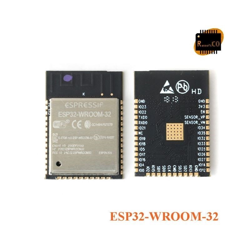 ESP32-WROOM WiFi & Bluetooth Dual-Core MCU Module