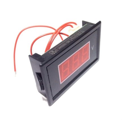 AC 60V-500V Digital Voltmeter AC Voltage Detector Red Led Display Volt Meter Gauge