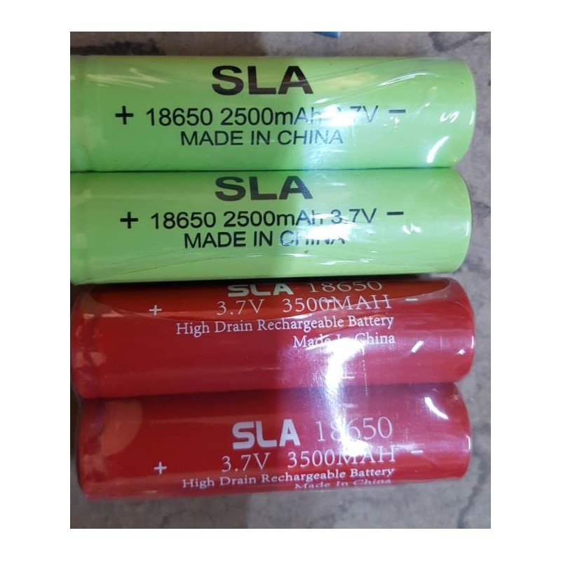 18650 Li-Ion Rechargeable 3.7V 2500mAh 3500mAh