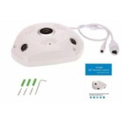 VR360 Camera P2P IP Wifi DV 3MP Fish Eye Panoramic 1080P WIFI PTZ CCTV