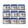 Compact Flash 128MB 256MB 512MB 1GB 2GB 4GB 8GB 16GB 32GB 64GB