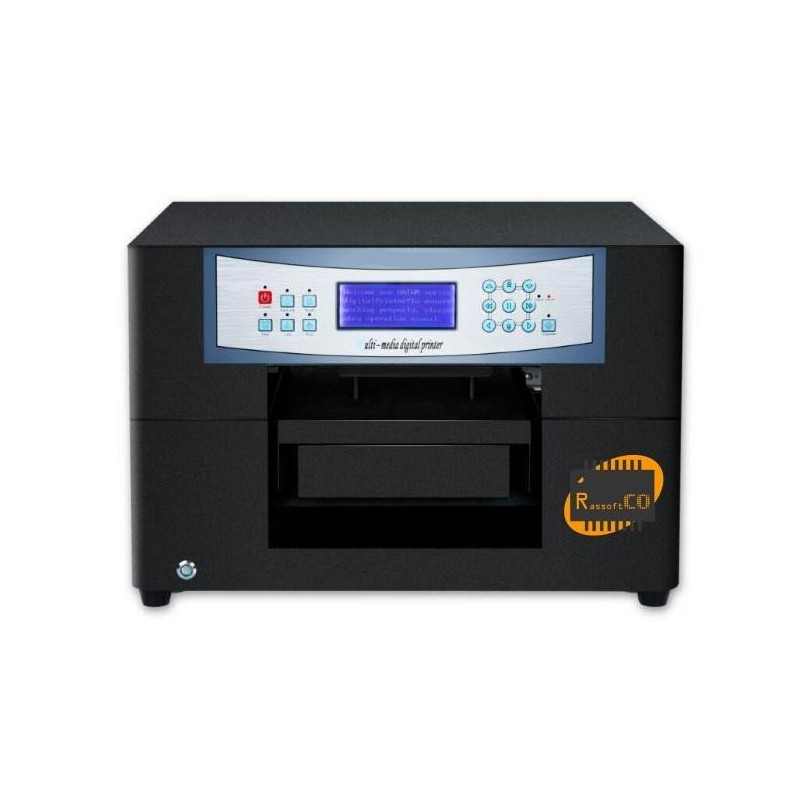 CMYK digital color printing machine solvent flatbed inkjet printer