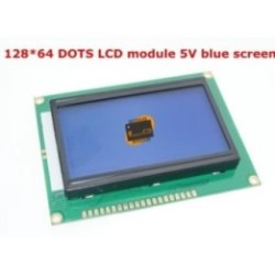 Graphic LCD 12864 Dots Graphic Blue Color Back-light