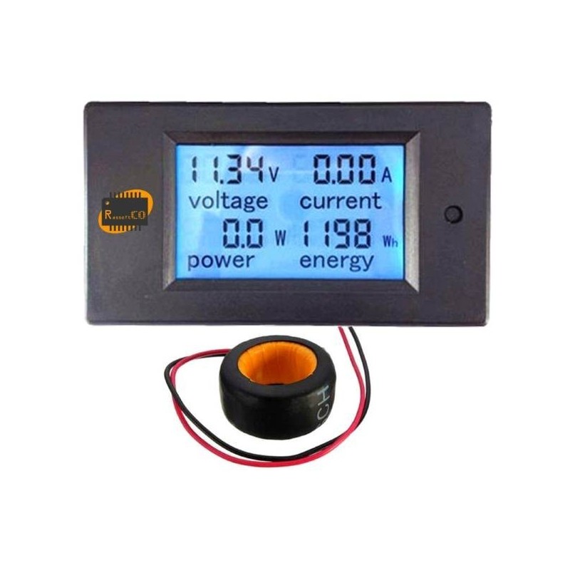 AC 100A Digital LED Power Panel Meter Monitor Power Energy Volt Voltmeter Ammeter Voltage Current Meter