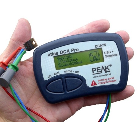 PEAK Atlas DCA PRO - Advanced Semiconductor Analyser with Curve Tracing Model DCA75