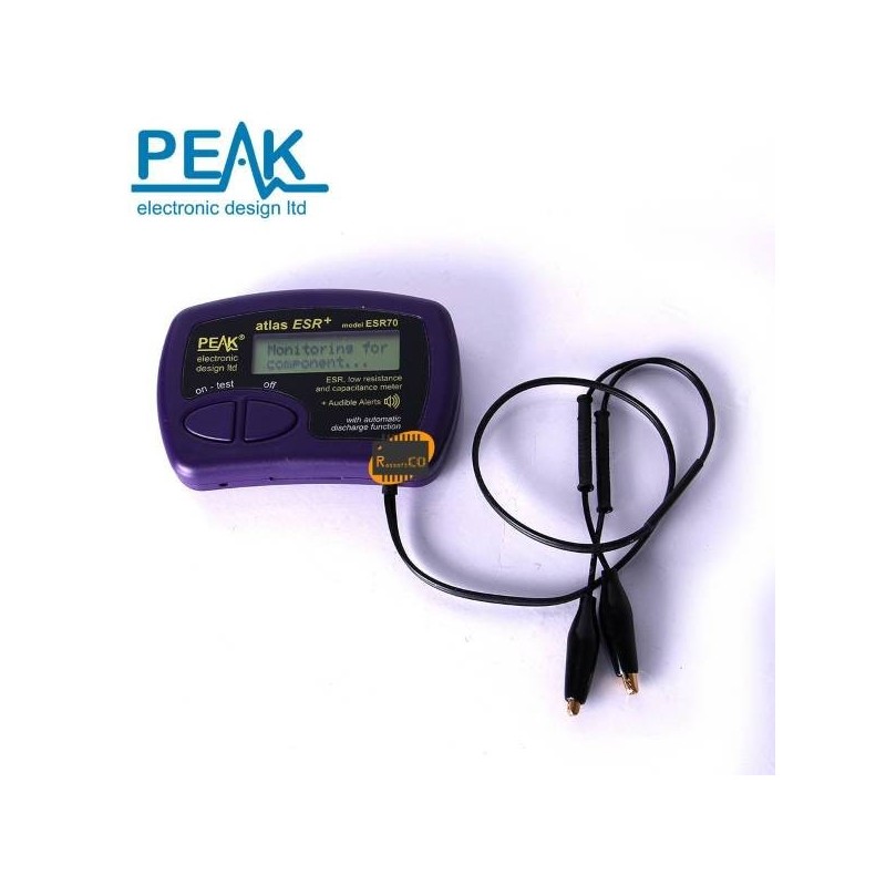 PEAK Atlas ESR PLUS - Capacitor Analyser - Model ESR70 with audible alert