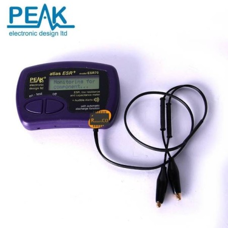 PEAK Atlas ESR PLUS - Capacitor Analyser - Model ESR70 with audible alert
