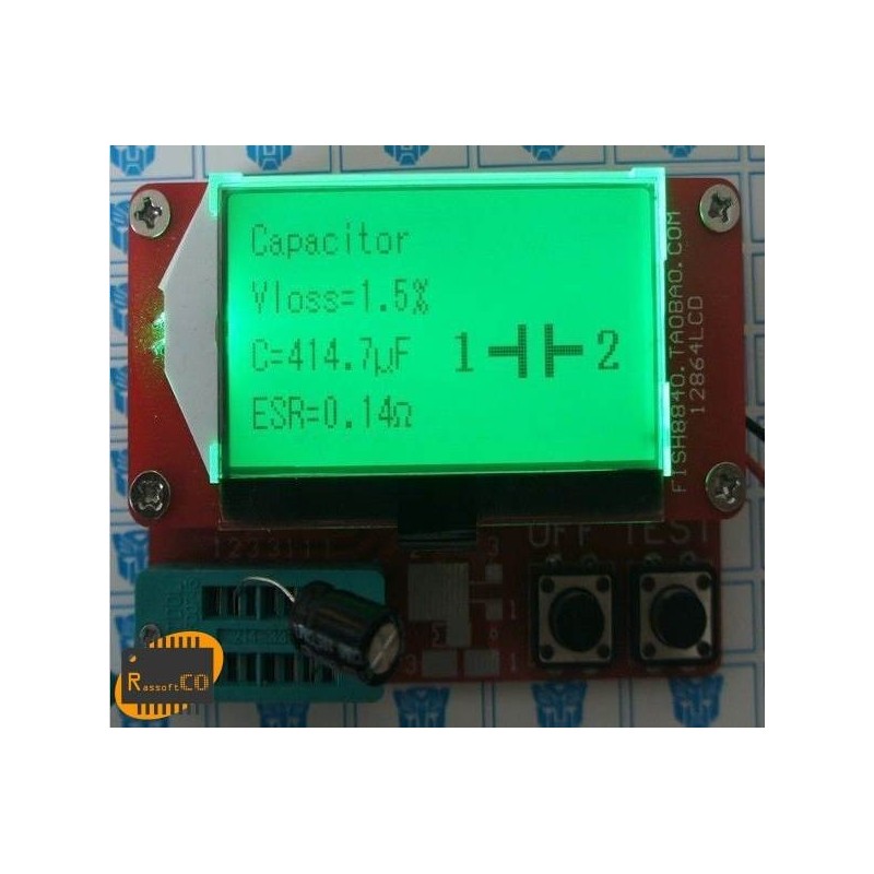 All-in-1 Component Tester Transistor Diode Capacitance ESR Meter Inductance