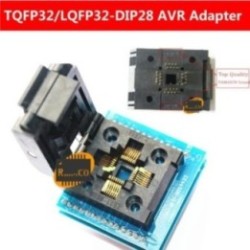 TQFP32 QFP32 / LQFP32 TO DIP28 adapter socket ATMEL