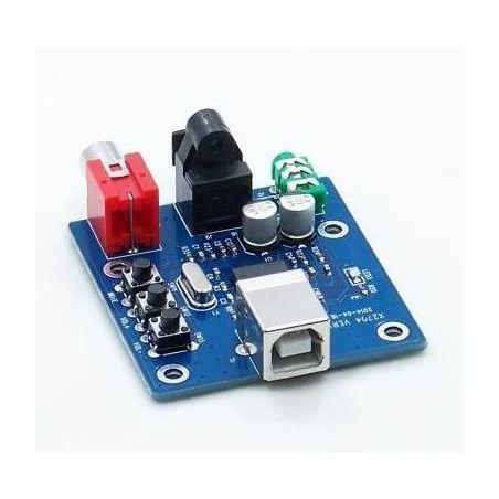 PCM2704 USB DAC USB Power fiber optic coaxial analog output sz-11 Raspberry Pi