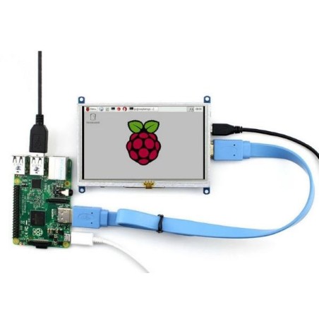 Raspberry Pi 2 model B/B+ 5 inch TFT LCD HDMI Touch Screen Display Module USB Driver 800*480