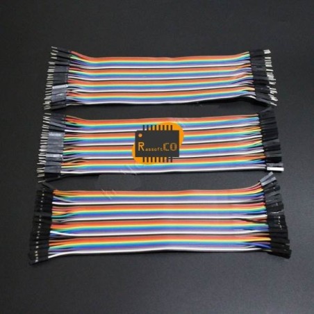 200mm 40 Pins M/M Male/Female F/F Splittable Breadboard Jumper Wires For Arduino
