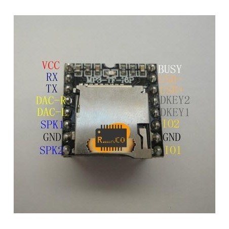 MP3-TF-16P Player Audio Voice Serial speaker Module Board
