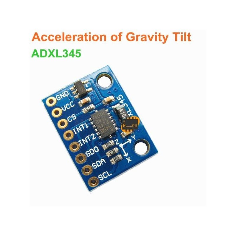 Adxl345 digital three-axis acceleration of gravity tilt module
