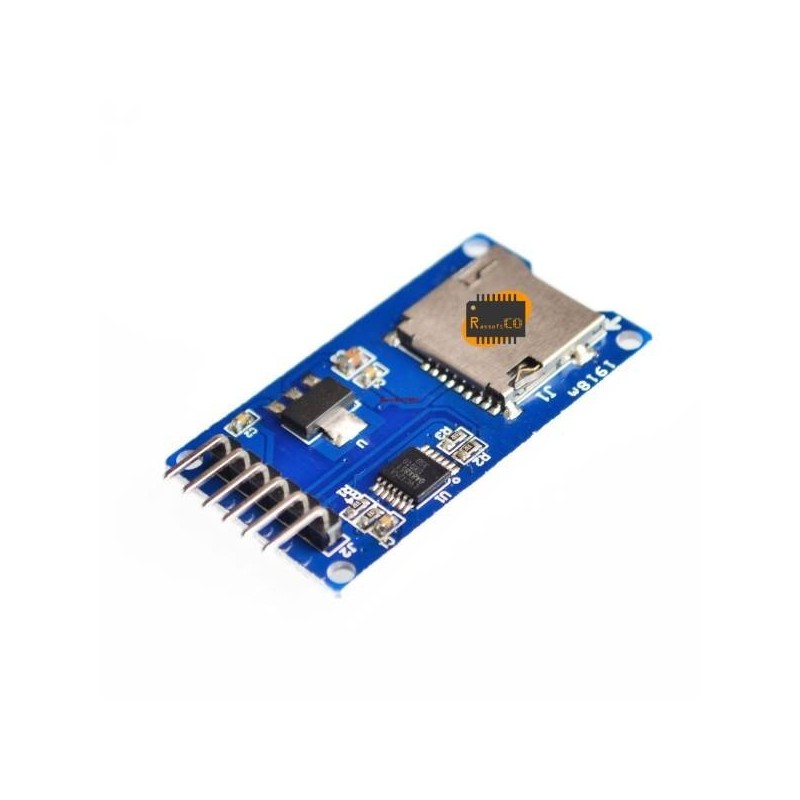 Micro SD card mini TF card reader module SPI interfaces with level converter chip for Arduino