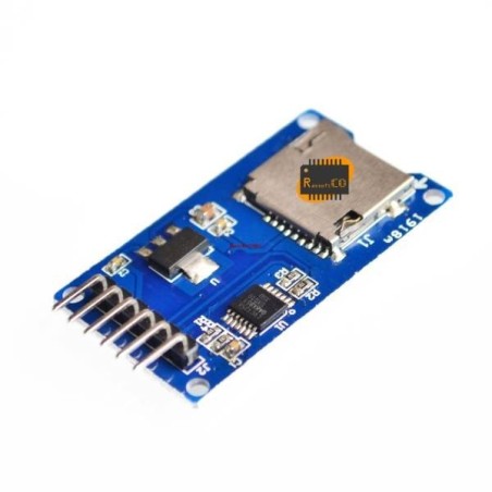 Micro SD card mini TF card reader module SPI interfaces with level converter chip for Arduino