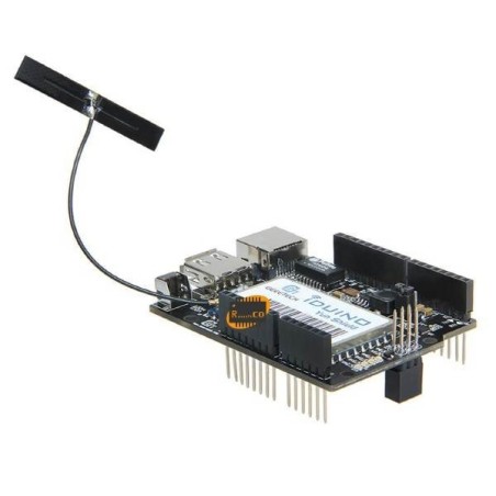 Arduino Linux, WiFi, Ethernet, USB, All-in-one Geeetech Yun Shield v1