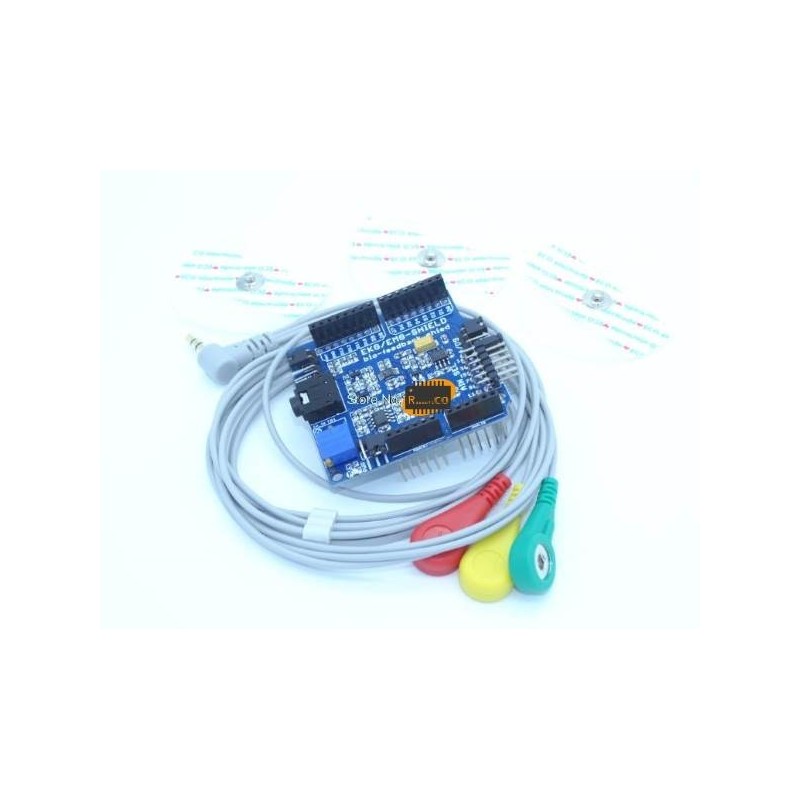 ARDUINO SHIELD EKG/EMG/ECG/EEG