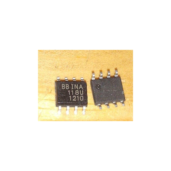 INA118 sop-8 Instrumentation Amplifier IC مضخم عالي الدقة