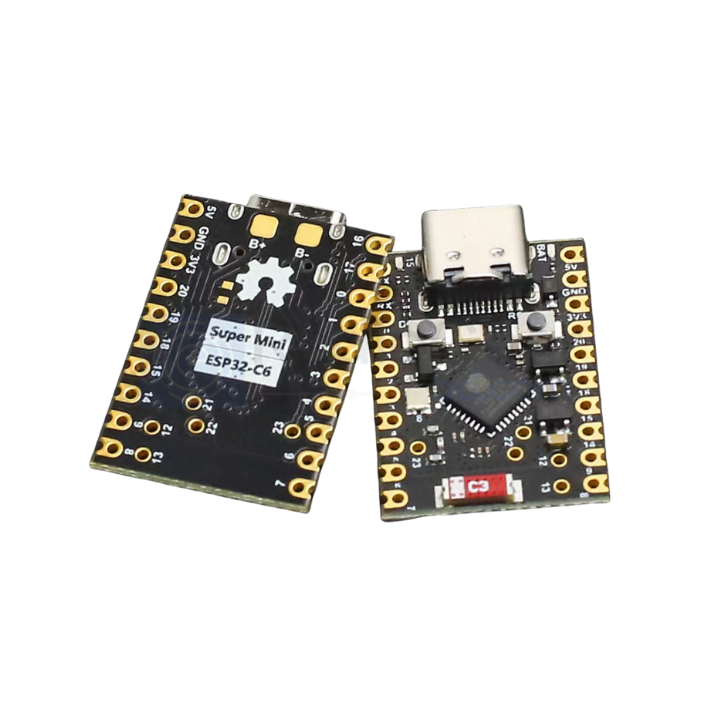 ESP32‑C6 Super Mini (Wi‑Fi 6 + Bluetooth 5.3 + Zigbee/Thread)